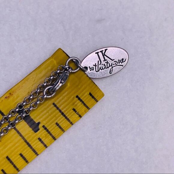 JK by Thirty-One necklace black Believe charm - Picture 7 of 9